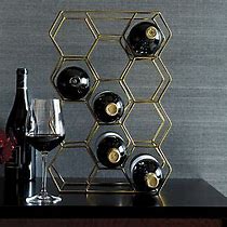 Image result for Metal Wine Rack with Marble Top