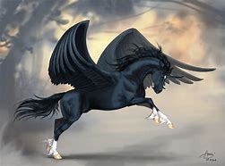Image result for Black Unicorn Pegasus PFP Gifts