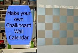 Image result for Chalkboard Wall Calendar