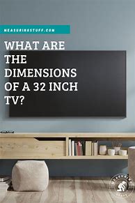 Image result for 32 Inch TV to Scale