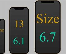 Image result for iPhone 13 Size. Compare