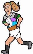 Image result for Women's Rugby Cartoon