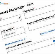 Image result for Redress Number Location On Nexus Card