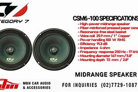 Image result for 7 Power Mid-Range Speaker