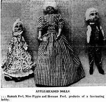 Image result for Old Time Apple Doll
