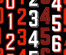 Image result for NBA Jersey Number Font