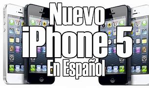 Image result for iPhone 5 En Espanol