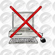 Image result for No Computer Cartoon