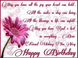 Image result for Happy Birthday Wishes Dear Friend