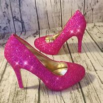 Image result for Shoes Sparkly Pink Aesthetic