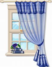 Image result for Window Curtains Clip Art