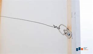 Image result for How to Hang Mirror with D Rings
