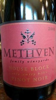 Image result for Methven Family Pinot Noir HOPEWELL