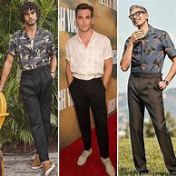 Image result for Camp Shirt with Dress Pants