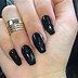 Image result for Black Coffin Nails