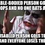 Image result for Disability and Health Care Memes