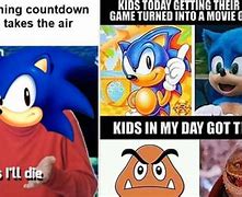Image result for Sonic the Hedgehog Age Meme