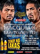 Image result for Pacquiao vs. Margarito Poster