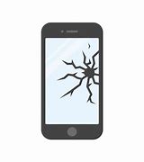 Image result for Cracked Phone Drawing