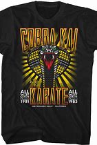 Image result for Karate Kid Cobra Kai T-Shirt