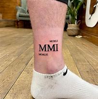 Image result for Roman Numerals around Thigh Tattoo