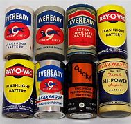 Image result for Vintage Dry Cell Battery