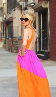 Image result for Hot Pink Dress Fashion