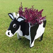 Image result for Wood Animal Planters