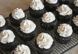Image result for Happy Birthday Wishes Black and White Cupcake