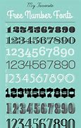 Image result for Fonts for Numbers