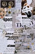 Image result for Newspaper Gray Aesthetic