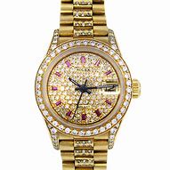 Image result for All Diamond Rolex
