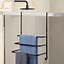 Image result for Clear Acrylic Over the Door Towel Rack