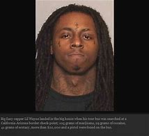 Image result for Lil Wayne Mug Shot