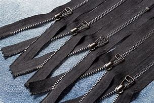 Image result for Black Metal Zipper