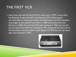 Image result for First VCR