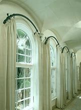 Image result for Arch Window Curtain Rod