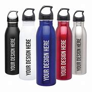 Image result for Stainless Steel Water Bottle in Black Background