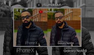 Image result for Note 8 vs iPhone X Camera