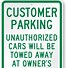 Image result for Customer Parking Signs