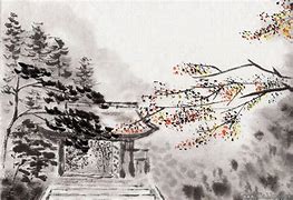 Image result for Japanese Ink Painting Wallpaper