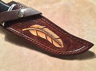 Image result for Carved Leather Knife Sheath