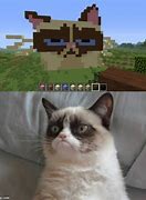 Image result for Minecraft Cat Build Meme