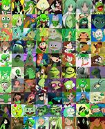 Image result for Lime Green and Pink Cartoon Characters