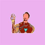 Image result for Iron Man Sticjer
