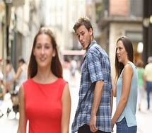 Image result for Guy Looking Back Meme Blank