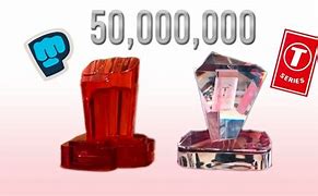 Image result for 50 Million Play Button