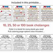 Image result for 25 Book Challenge Reading Log