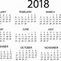 Image result for 2018 Calendar Yearly Pic