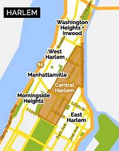 Image result for Manhattan Harlem Map